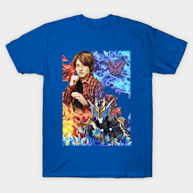 Kamen Rider Cross-Z Side-by-Side   (style #2) T-Shirt by BeatlesDiva